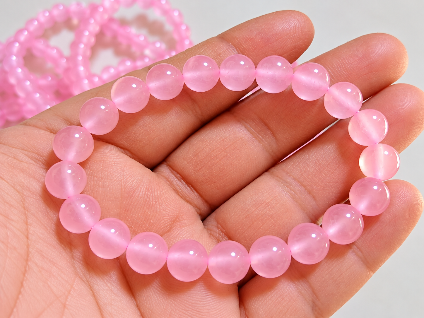Rose quartz bracelet