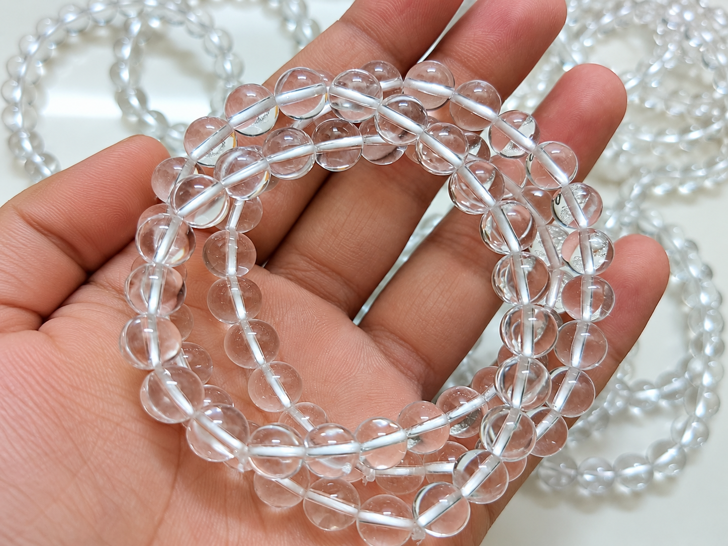 Clear Quartz Crystal Bracelet